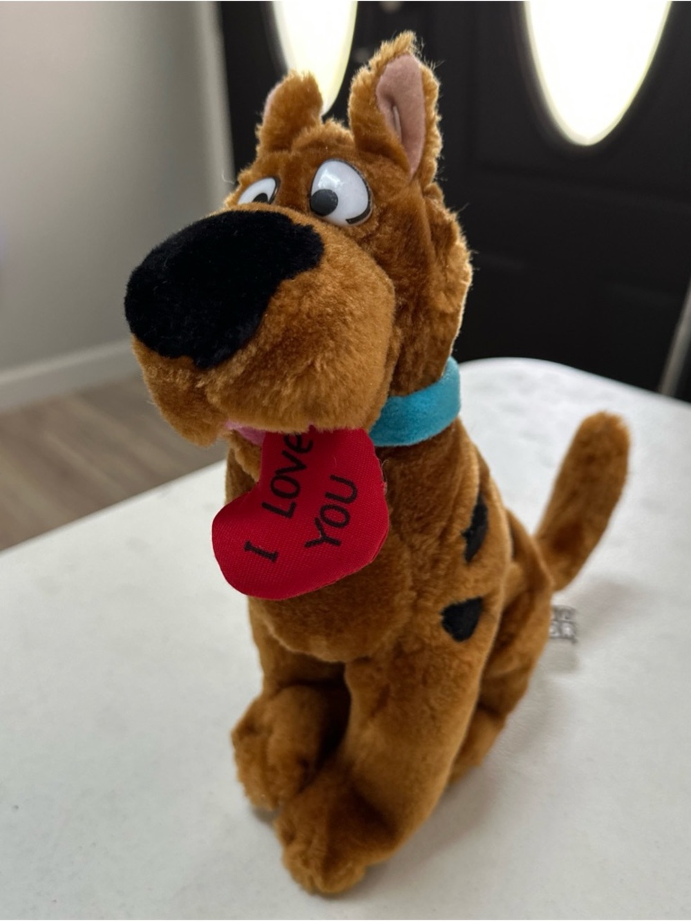 Scooby Doo Valentine Plush I Love You VTG 1998 Cartoon Network